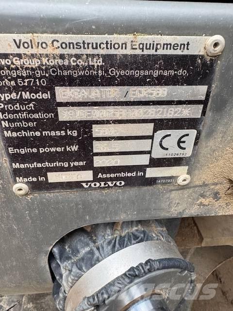 Volvo ECR58D Mini rýpadlá < 7t