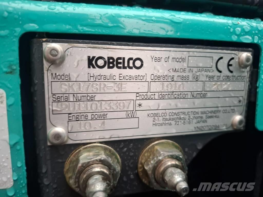 Kobelco SK 17 SR-3E Mini rýpadlá < 7t