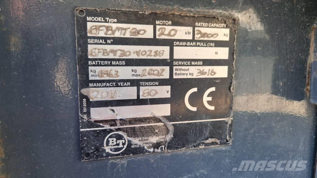 Toyota 8 FBMT 30 Akumulátorové vozíky