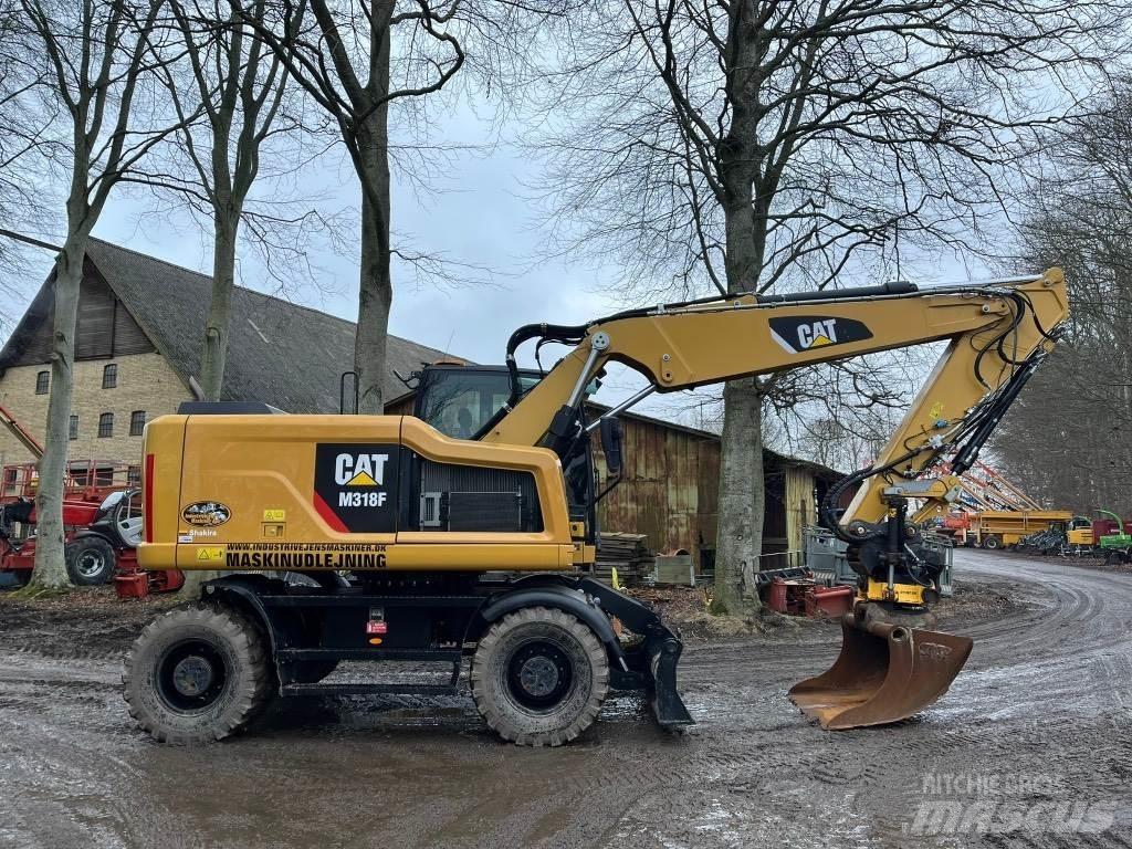 CAT M 318 F Kolesové rýpadlá