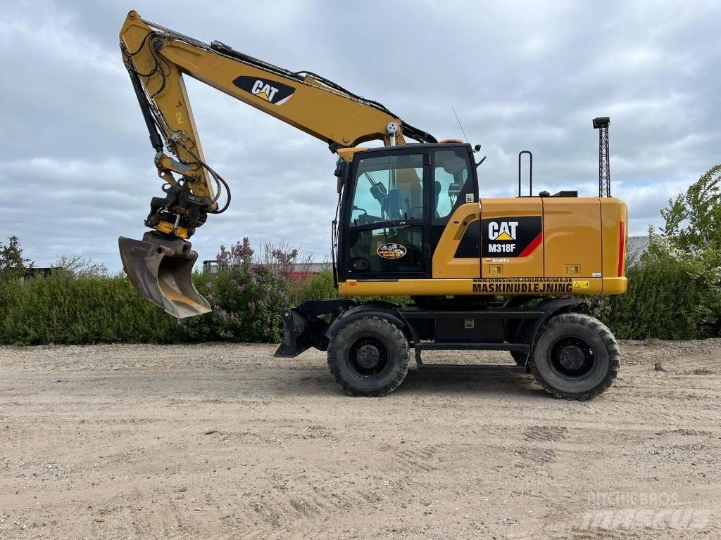 CAT M 318 F Kolesové rýpadlá