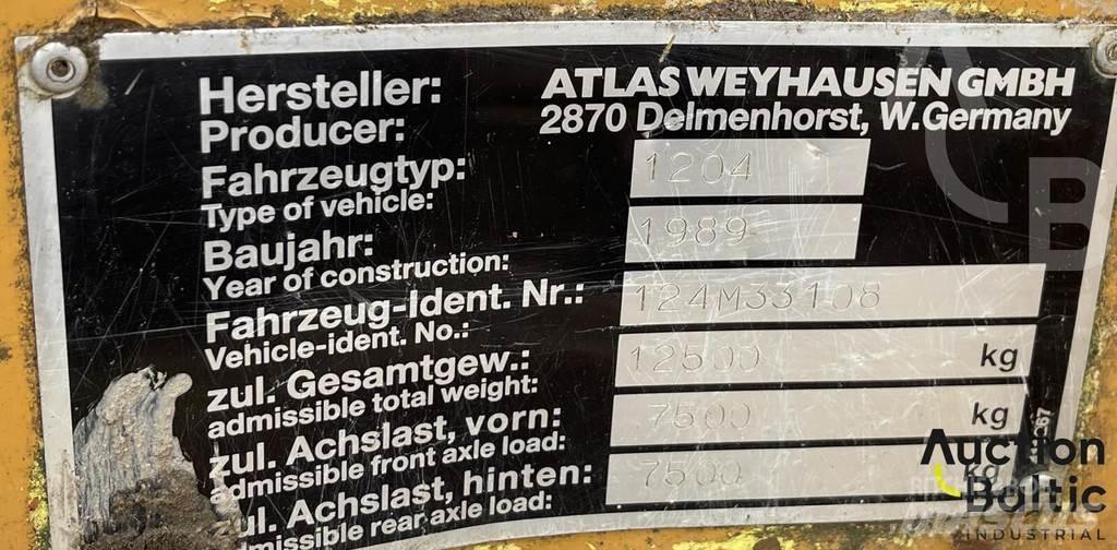 Atlas 1204 Kolesové rýpadlá