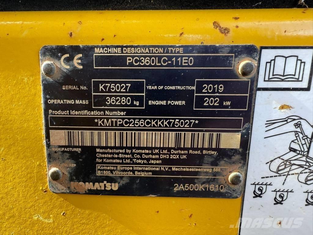Komatsu PC 360 LC-11 Pásové rýpadlá