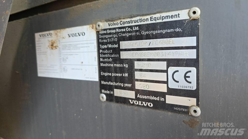 Volvo EC 480 E L Pásové rýpadlá