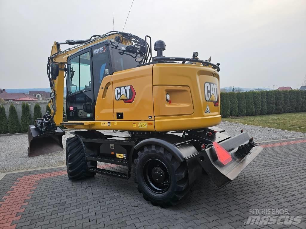 CAT M 315 F Kolesové rýpadlá