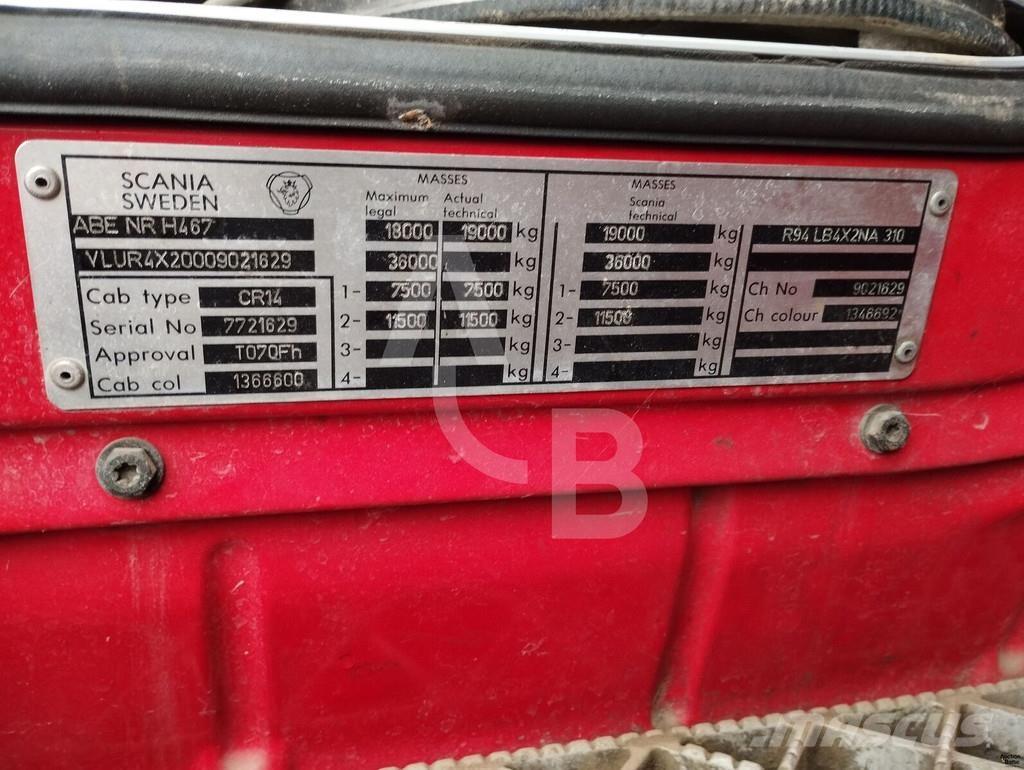 Scania B4X2 ATL Cisternové nákladné vozidlá