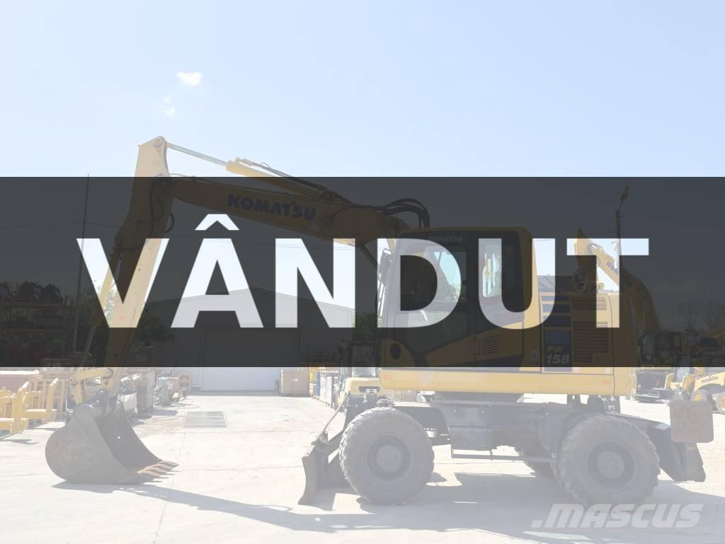 Komatsu PW 158-11 Kolesové rýpadlá