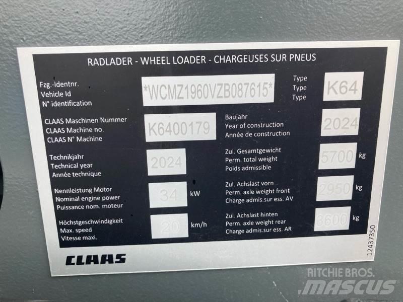 CLAAS TORION 530 Kolesové nakladače