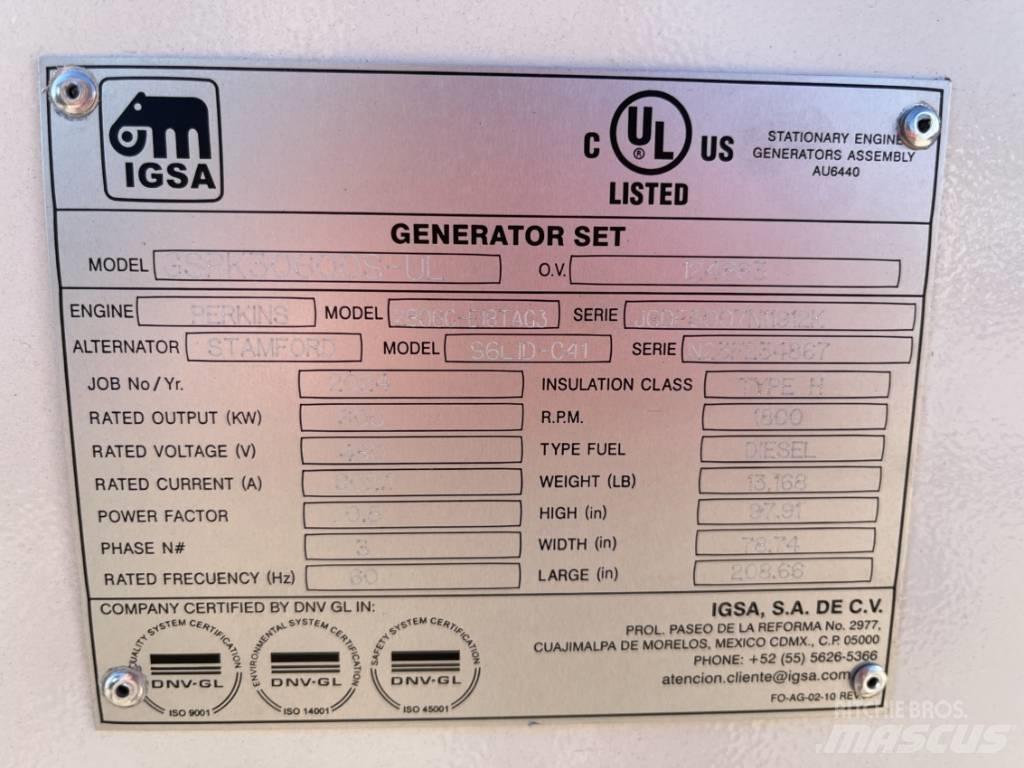  IGSA  GSPK20600L-UL Naftové generátory