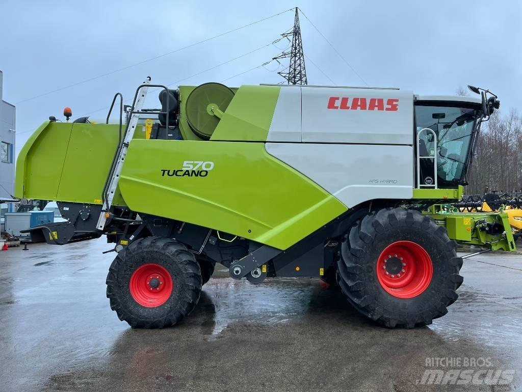 CLAAS Tucano 570 Kombinované zberacie stroje