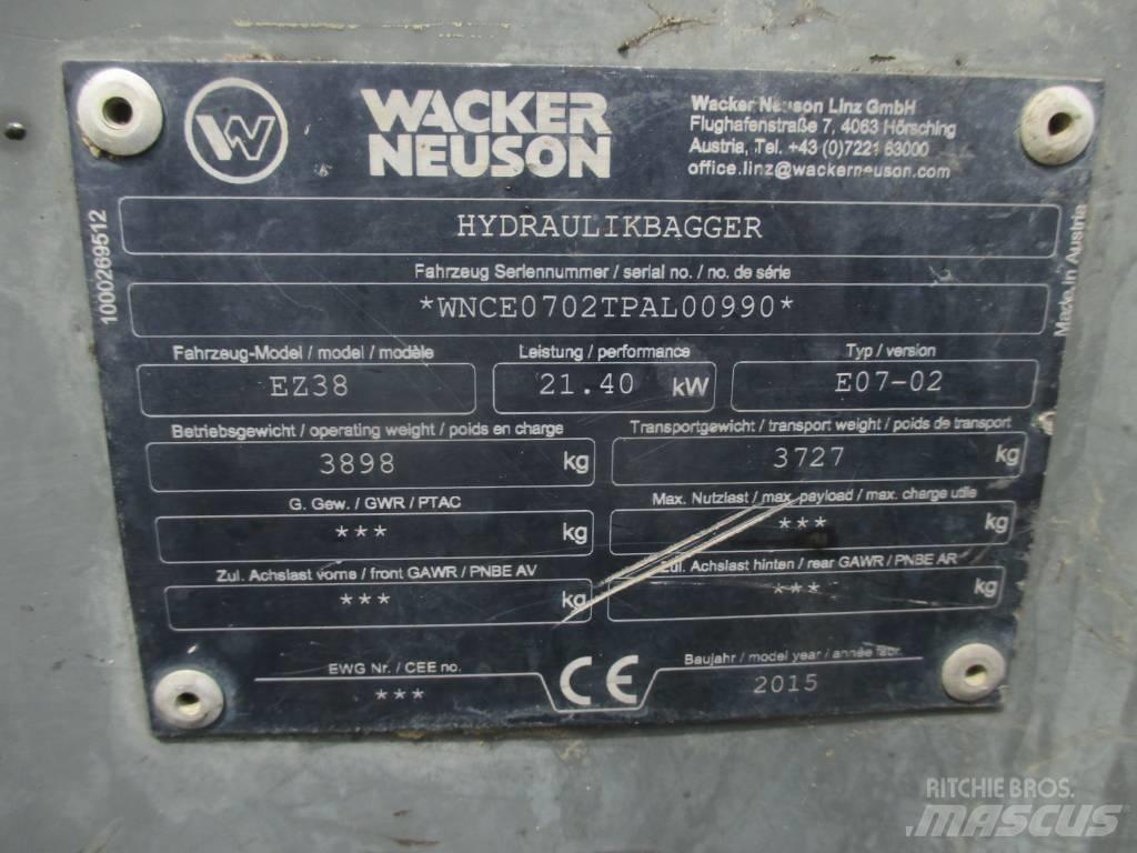 Wacker Neuson EZ 38 Pásové rýpadlá