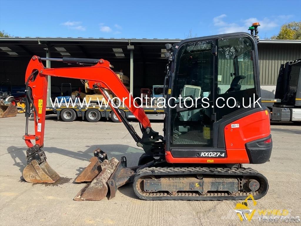 Kubota KX 027-4 Mini rýpadlá < 7t