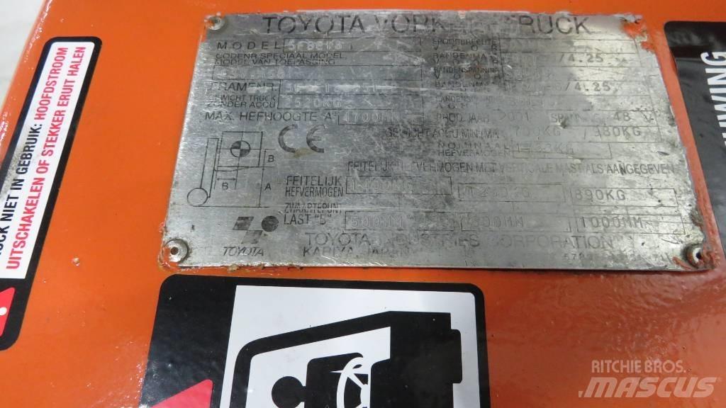 Toyota 5FBE18 Akumulátorové vozíky