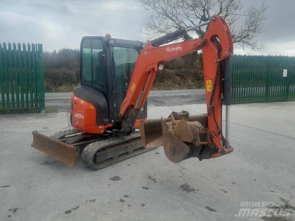 Kubota U 27-4 Mini rýpadlá < 7t