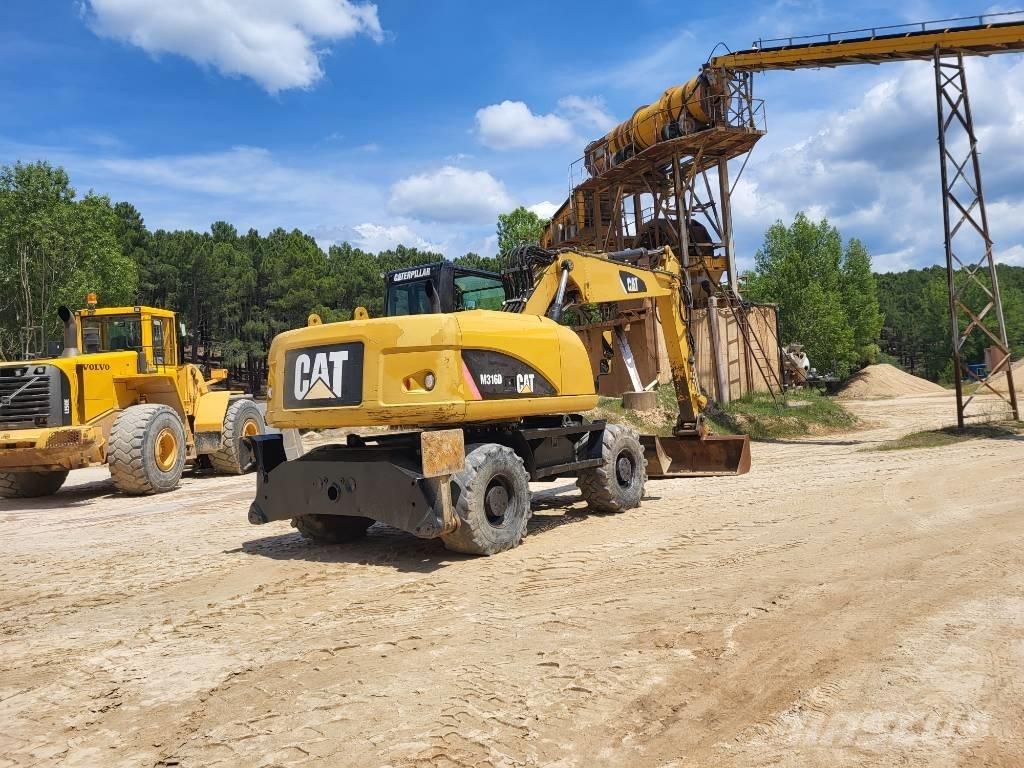 CAT M318d Kolesové rýpadlá