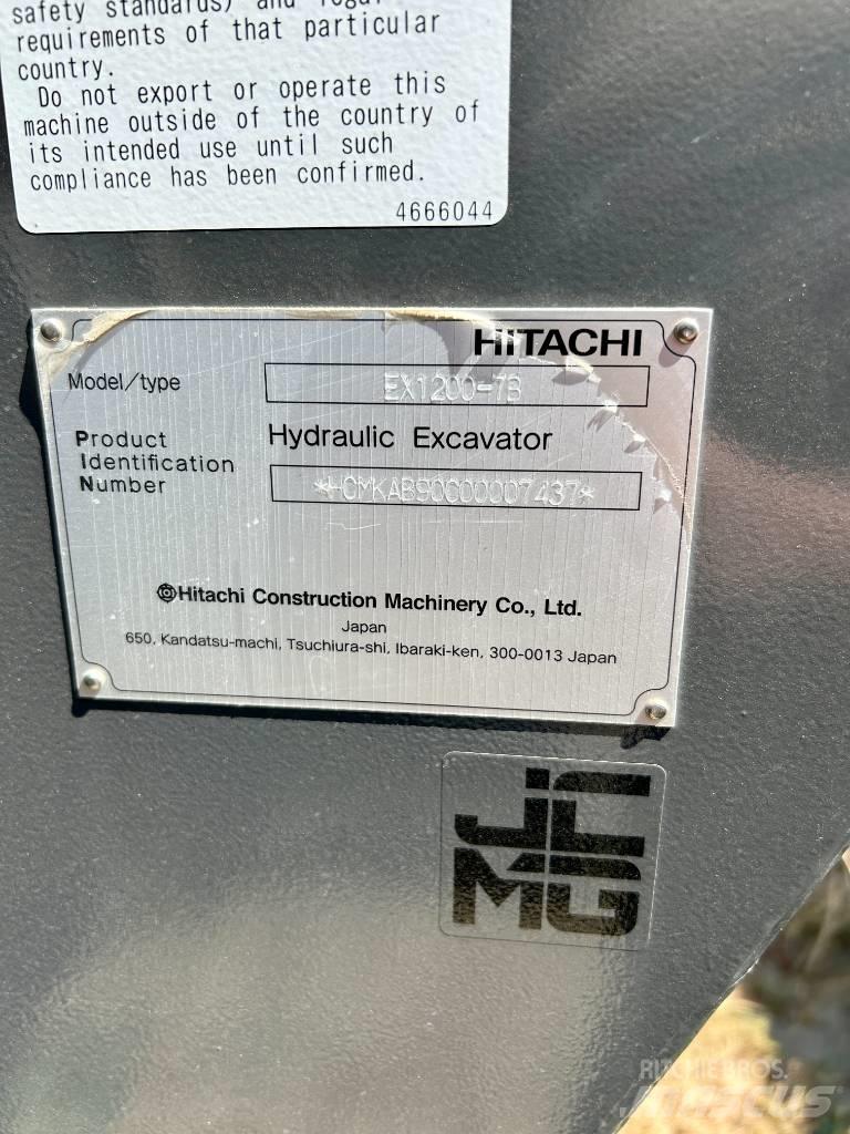Hitachi EX 1200-7B Pásové rýpadlá