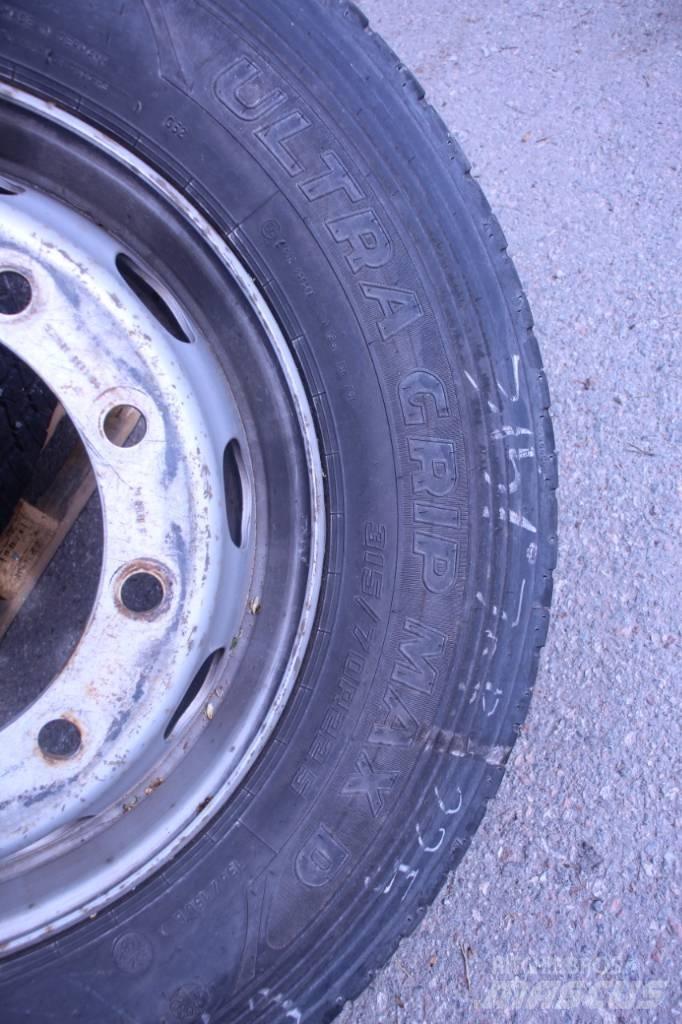 Volvo FH Pneumatiky, kolesá a ráfiky
