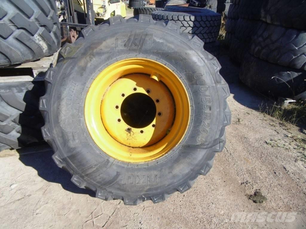  Däck Twin 600/55R Kolesové nakladače