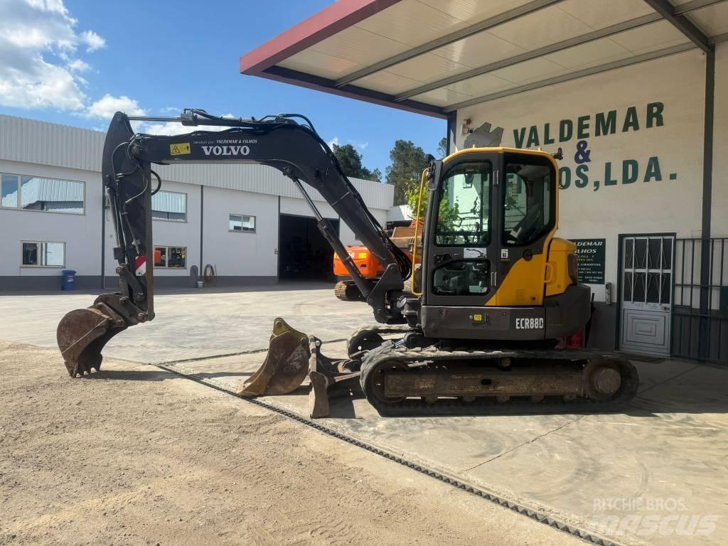 Volvo ECR 88 D, ECR88 Midi rýpadlá 7 t - 12 t