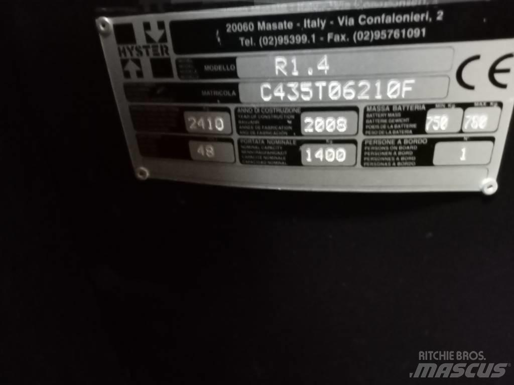 Hyster R1.4 Retraky