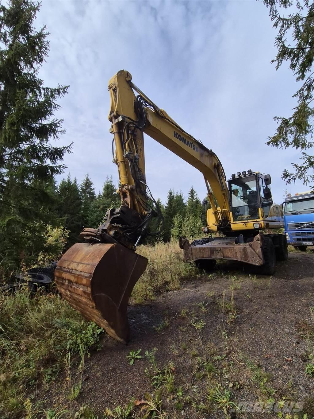 Komatsu PW180 ES-7 Kolesové rýpadlá