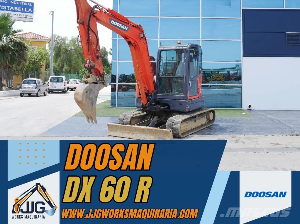 Doosan DX 60 R Mini rýpadlá < 7t