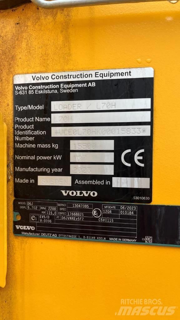 Volvo L70H Kolesové nakladače