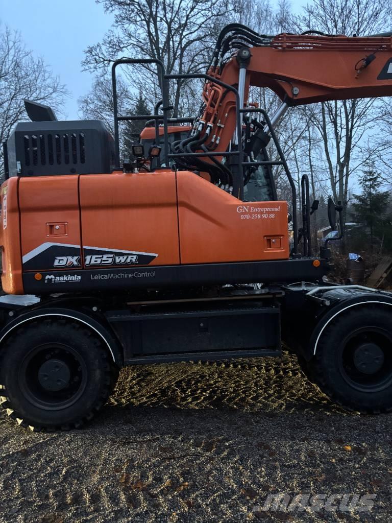 Doosan DX 165 W-7 Kolesové rýpadlá