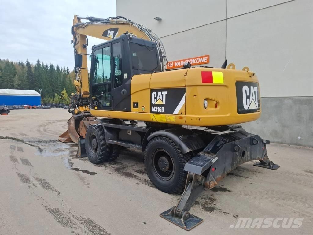 CAT 316D Kolesové rýpadlá
