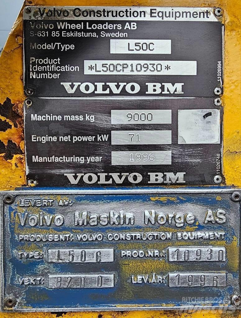Volvo L 50 C Kolesové nakladače