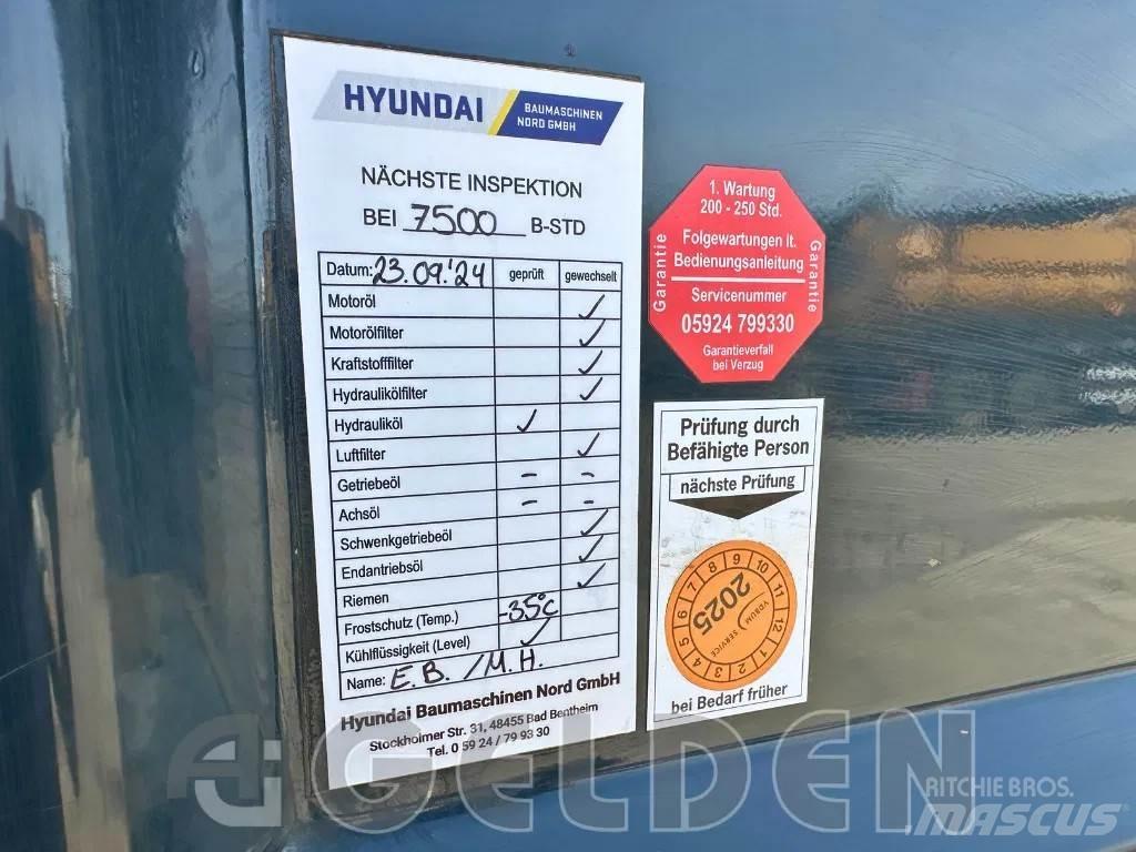 Hyundai HX260NL Pásové rýpadlá