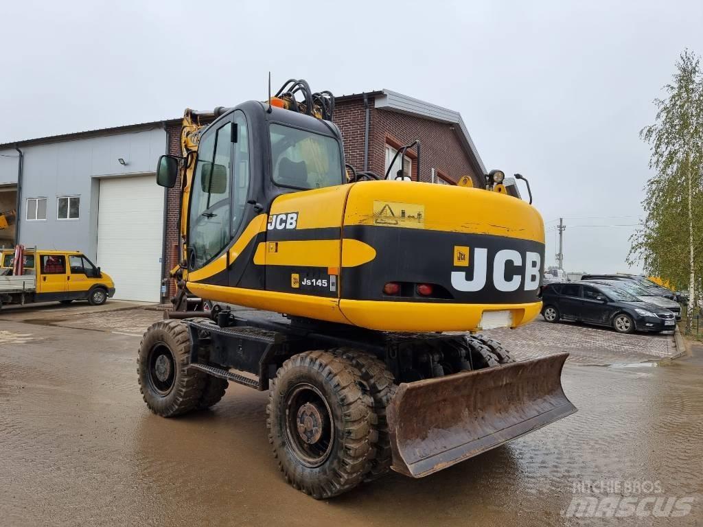JCB JS 145 W Kolesové rýpadlá