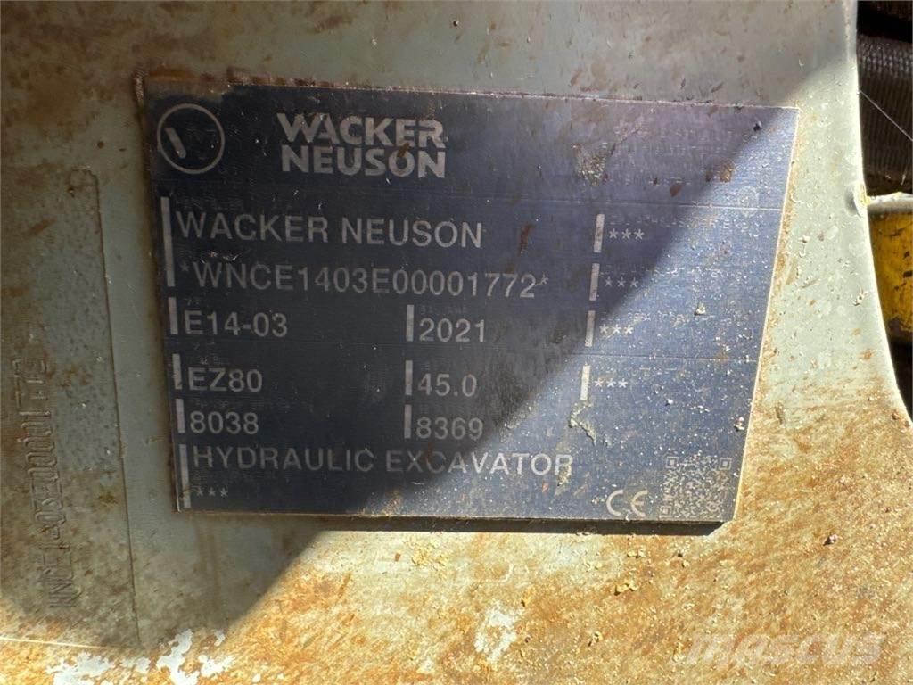 Wacker Neuson EZ80 Pásové rýpadlá