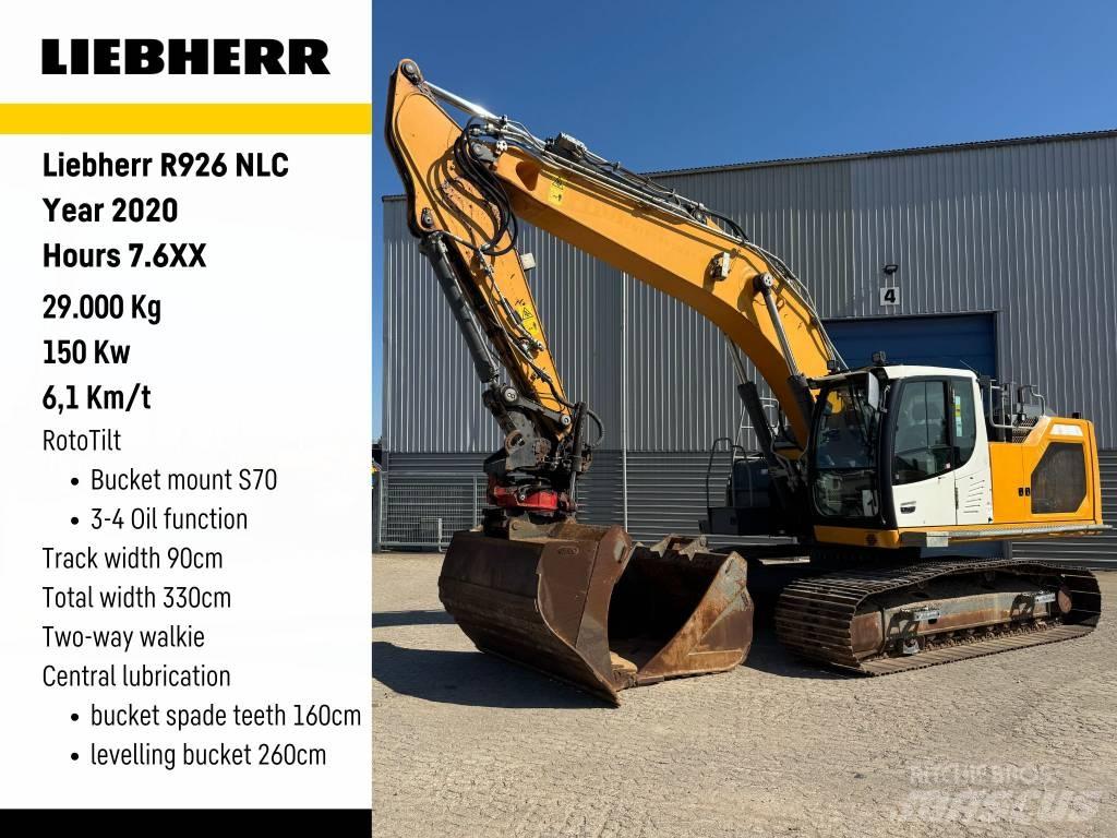 Liebherr R 926 LC Pásové rýpadlá