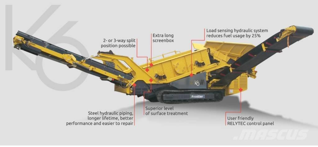 Keestrack K6 Triedičky