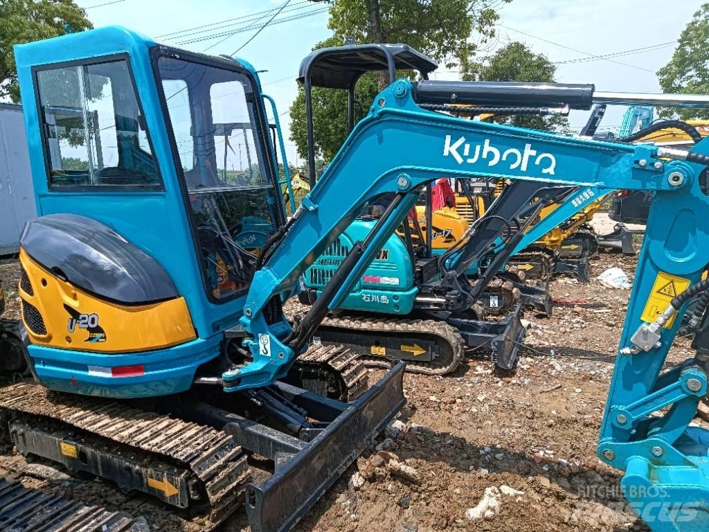 Kubota U 20 Mini rýpadlá < 7t