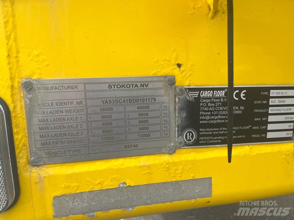 STOKOTA CargoFloor Návesy na drevnú štiepku