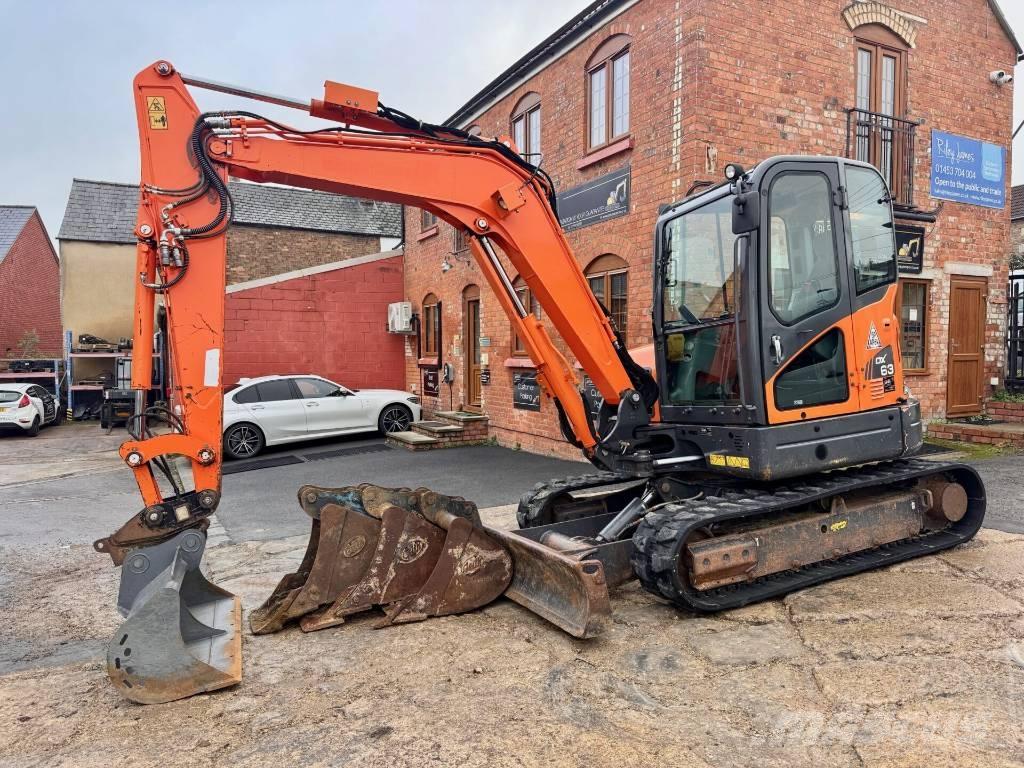 Doosan DX 63 R Mini rýpadlá < 7t