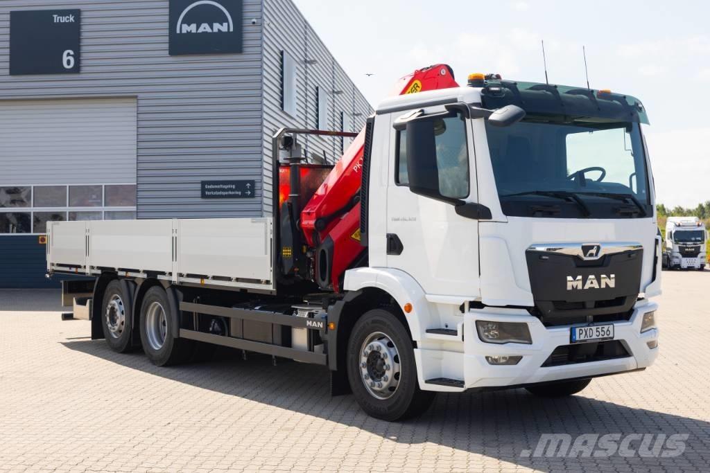 MAN TGM 26.320 6x2-4 Autožeriavy, hydraulické ruky