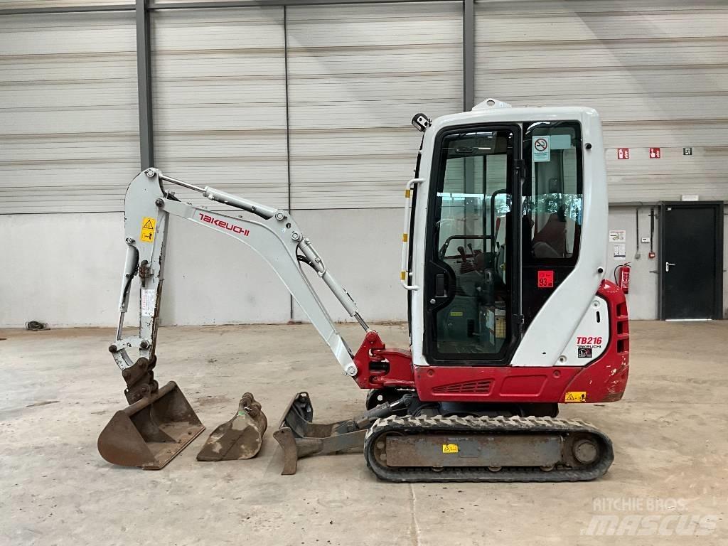 Takeuchi TB 216 Mini rýpadlá < 7t
