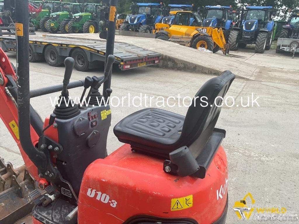 Kubota U 10-3 Mini rýpadlá < 7t