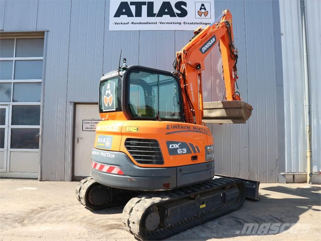 Doosan DX63-3 Mini rýpadlá < 7t