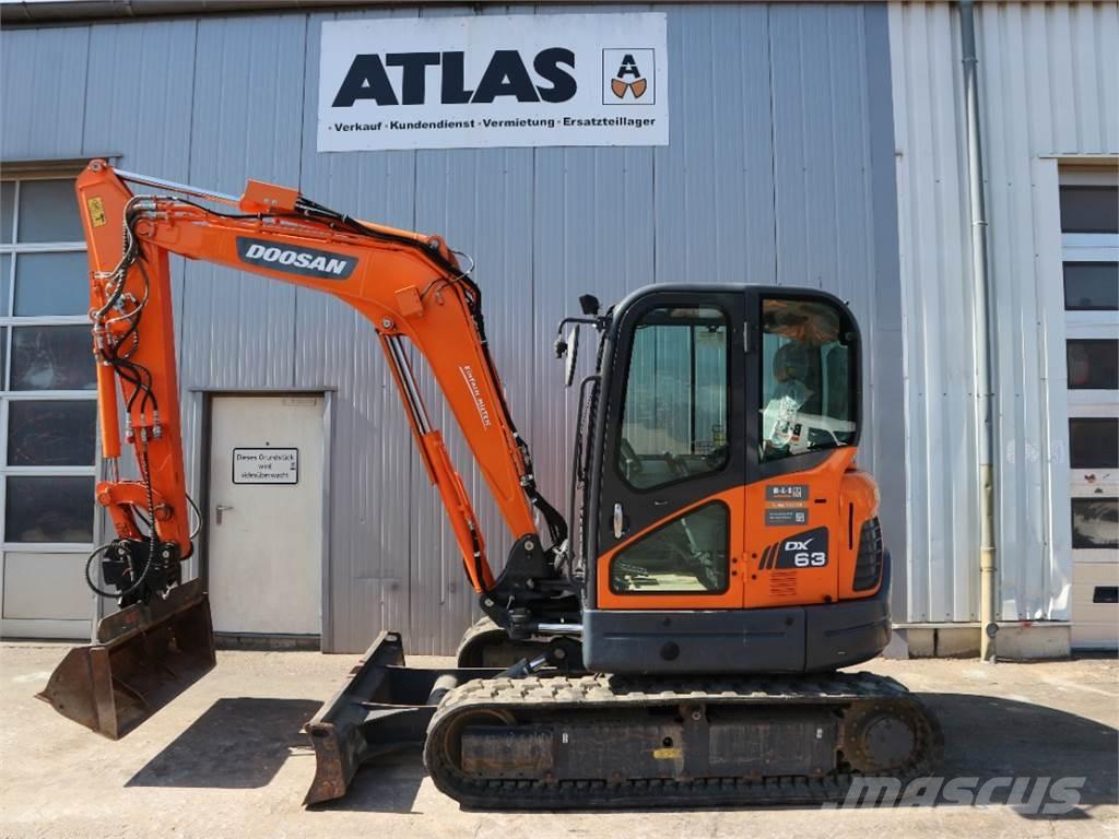 Doosan DX63-3 Mini rýpadlá < 7t
