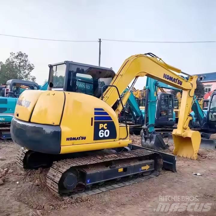 Komatsu PC60 Pásové rýpadlá