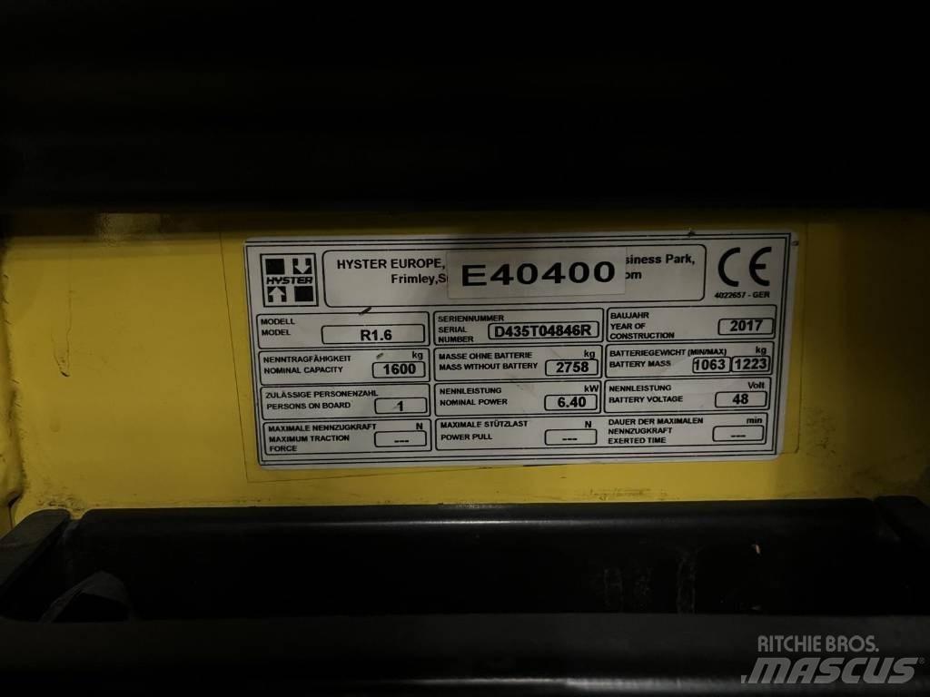 Hyster R1.6 Retraky