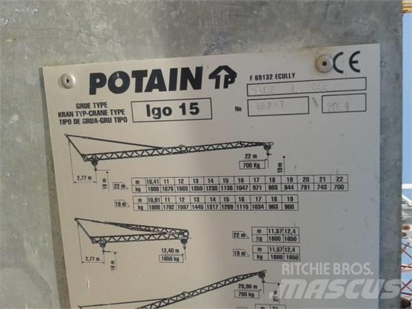 Potain Igo 15 Stavebné žeriavy