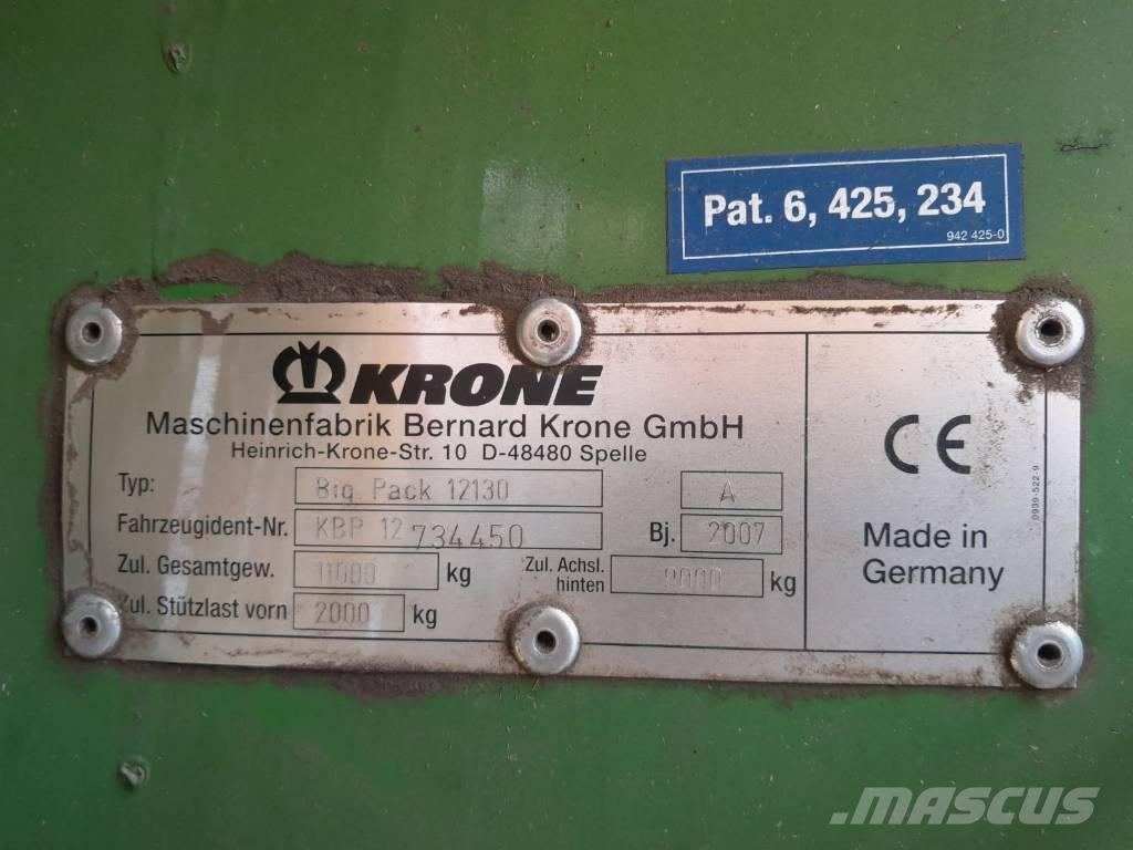 Krone Big Pack 12130 Lisy na hranaté balíky