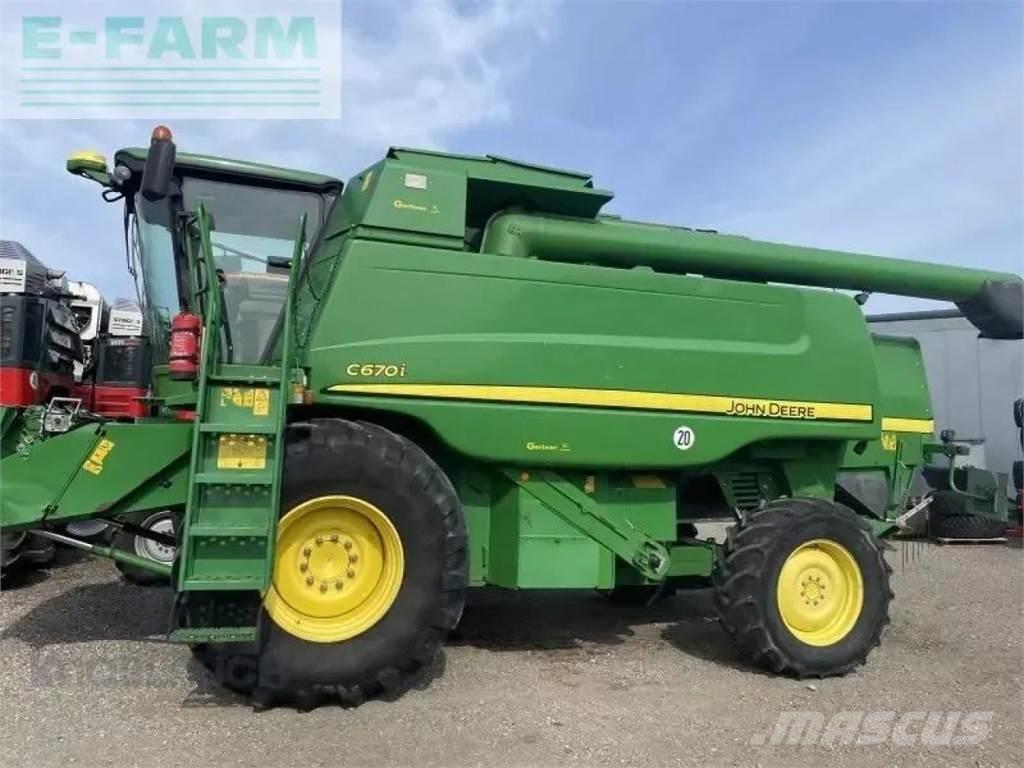 John Deere c670i Kombinované zberacie stroje