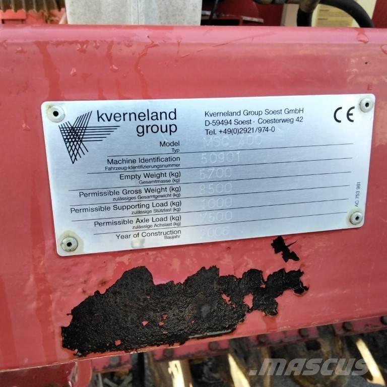 Kverneland MSC 400 Mechanické sejačky
