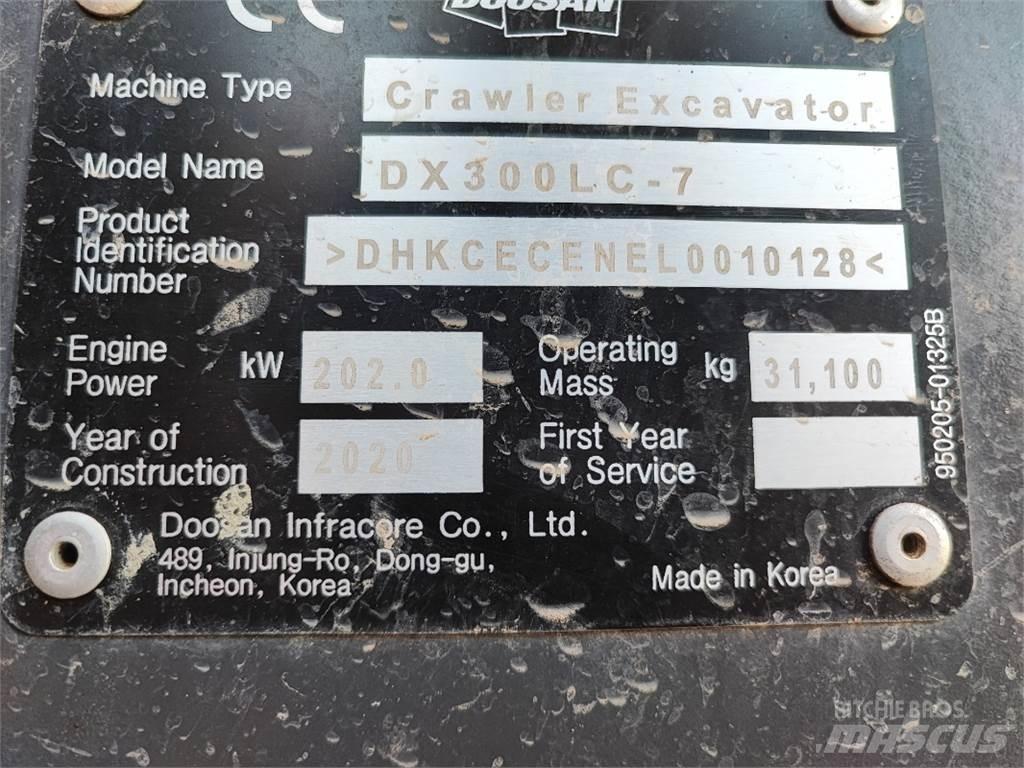 Doosan DX300LC-7 Pásové rýpadlá